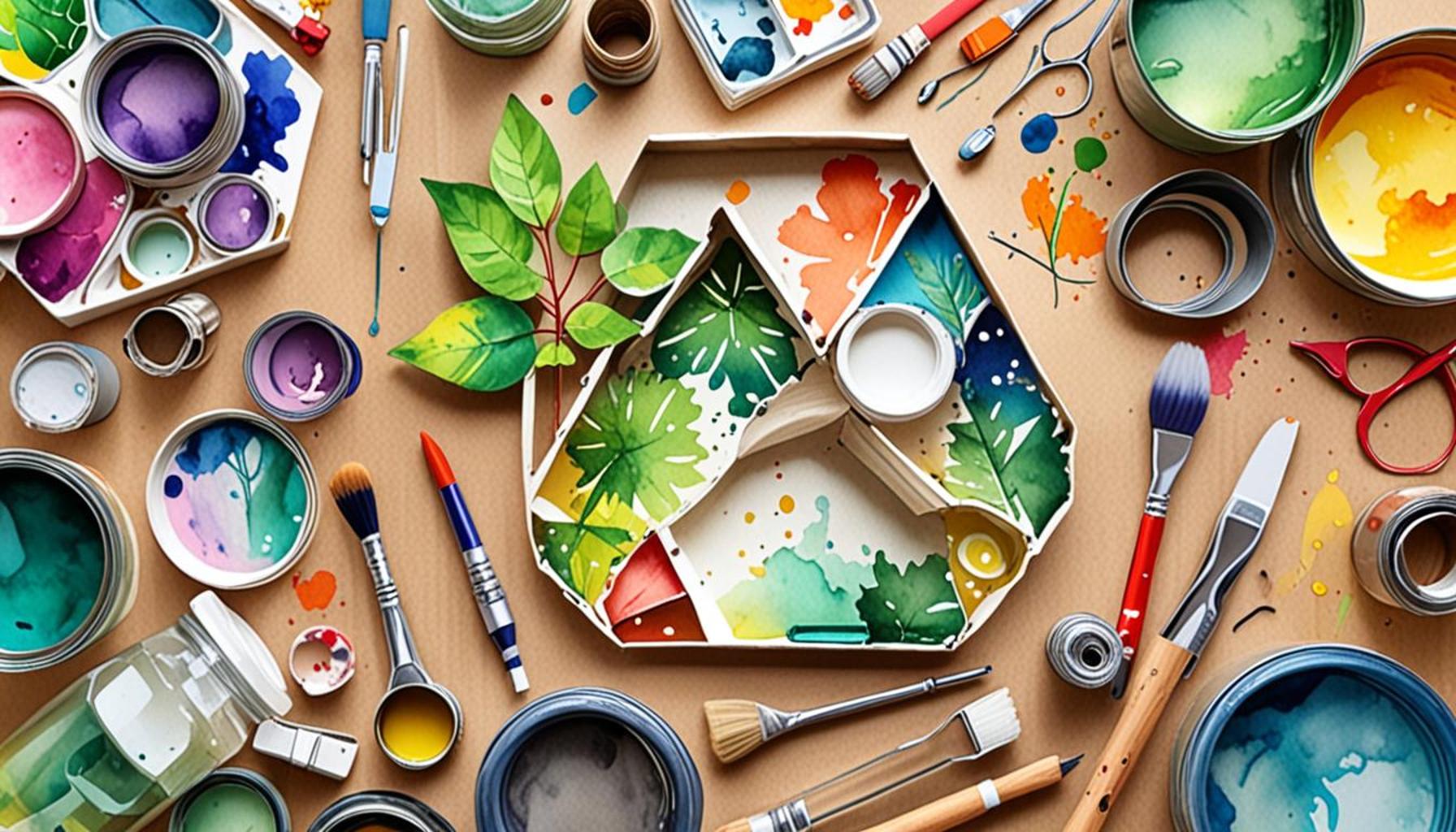 Recycle to Art DIY Sustainable Projects for Home Decor