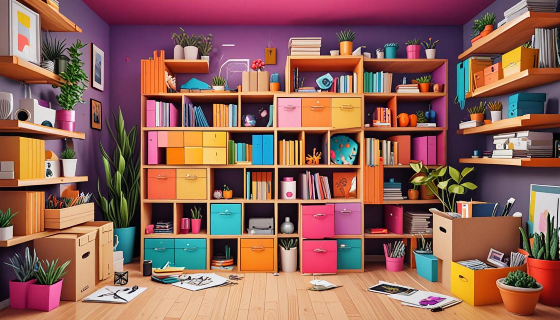 Layered Organization: The Art of Using Boxes and Dividers to Maximize Storage