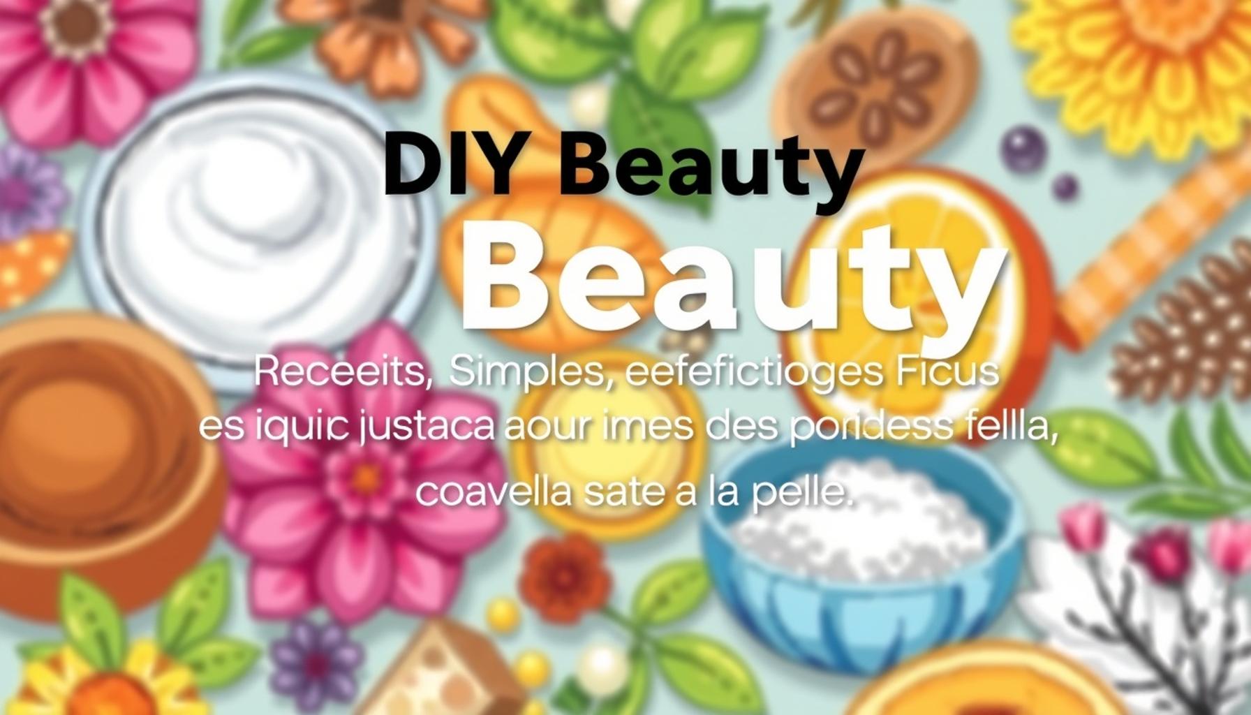 DIY Beauty: Simple and Effective Recipes with Natural Ingredients for Skin Care