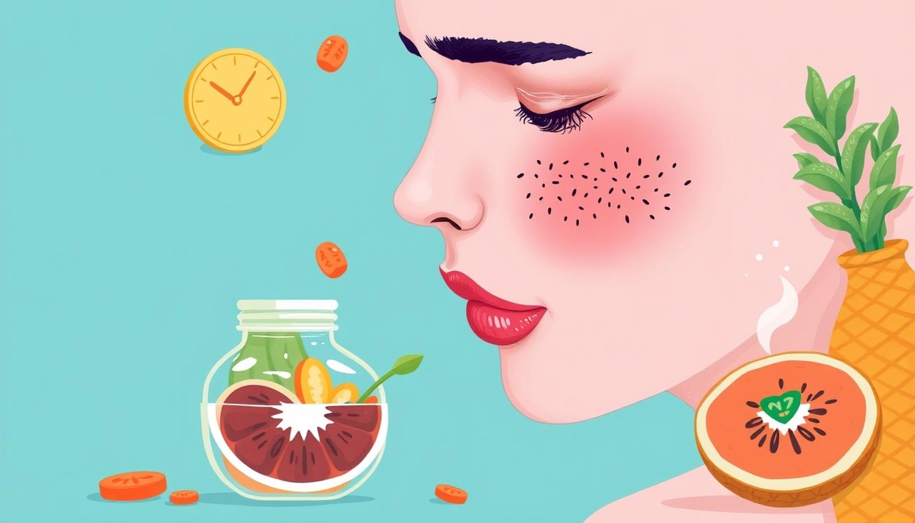 The influence of diet on acne: how a balanced diet can help