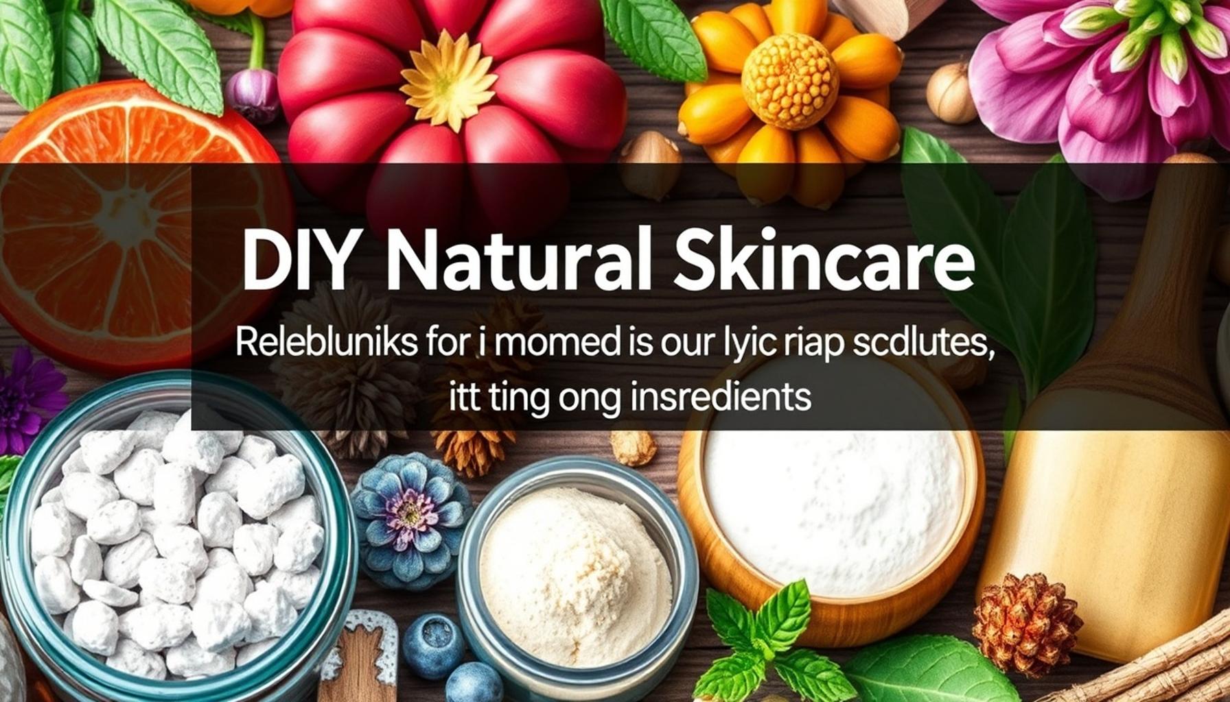 DIY Natural Skincare: How to Create Your Own Products Using Simple Ingredients