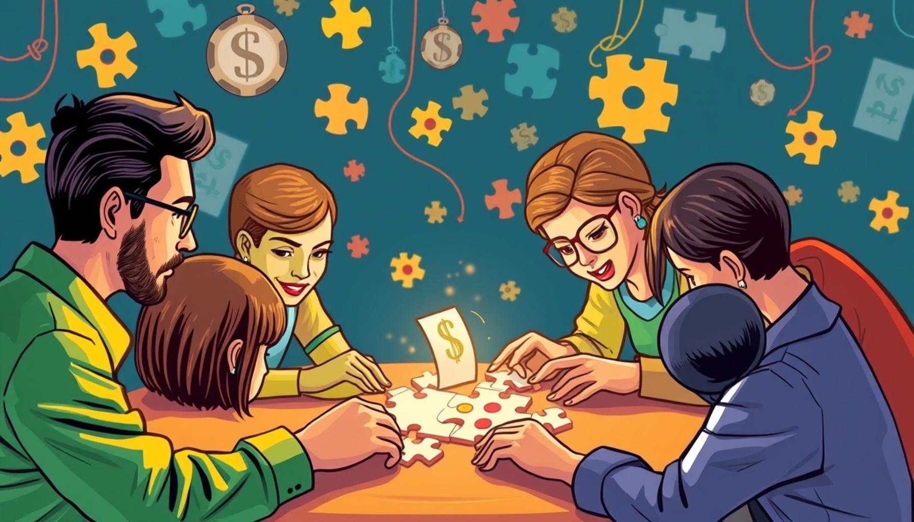 Social Interaction in Puzzle Solving: Building Connections Through Collaborative Challenges